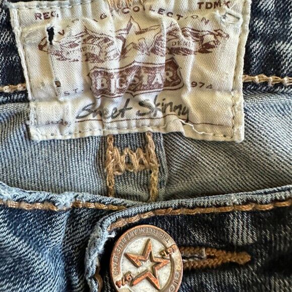 Big Star Size 27 R Inseam 30 Inches Weathered - Picture 13 of 16